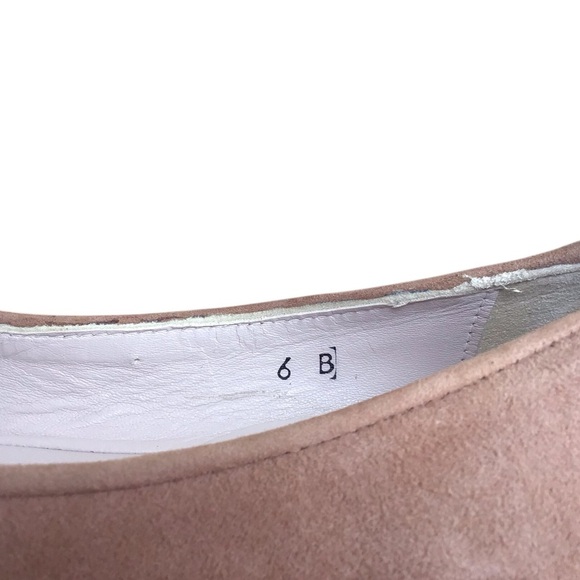 Paul Mayer Attitudes Tan Suede Floral Ballet Flats Shoes Size 6B - Picture 13 of 13